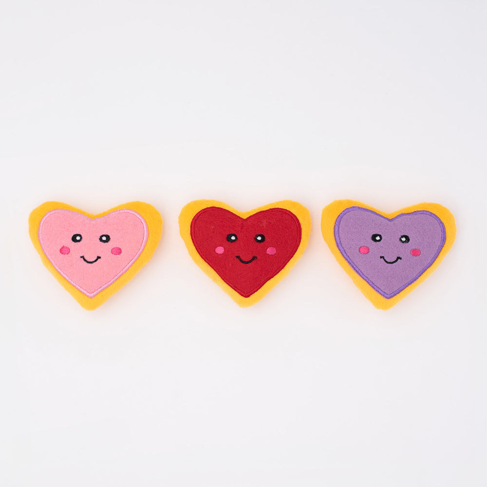 Valentine's Miniz 3-pack Heart Cookies