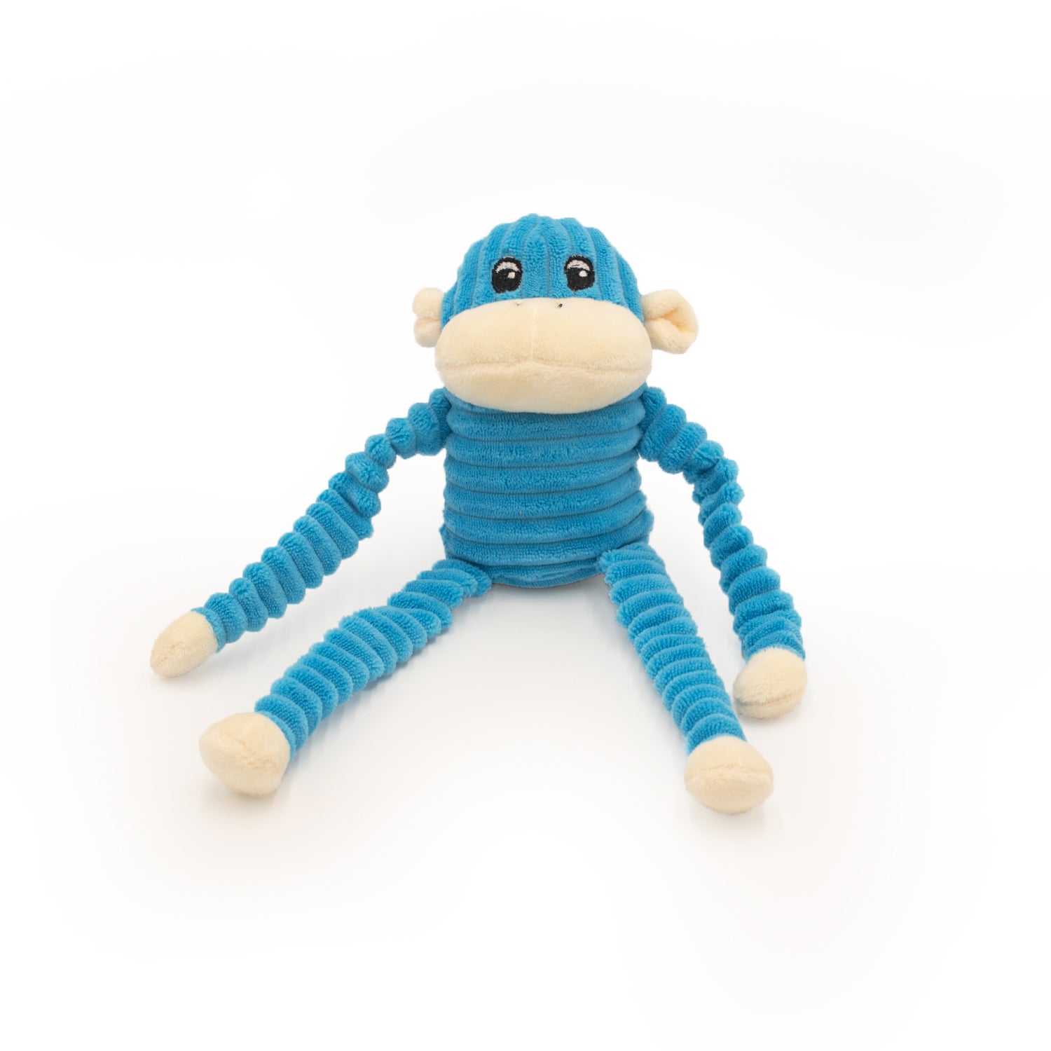 Spencer the Crinkle Monkey 2-Pack Small Rainbow and Blue 24/cs